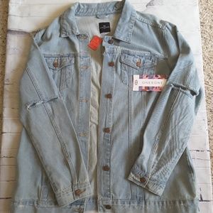 Women's Distressed Denim Jacket